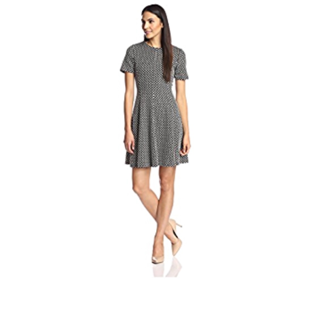 ANTHROPOLOGIE*Hutch Brooks Fit Flare Dress LP NWT